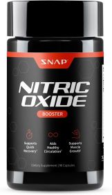 Nitric Oxide Supplement with L-Arginine to Support Energy, Quick Recovery, Heart Health, Muscle Growth & Circulation, 90 Vegetarian Capsules Nitric Oxide Supplement with L-Arginine to Support Energy, Quick Recovery, Heart Health, Muscle Growth & Circulation, 90 Vegetarian Capsules
